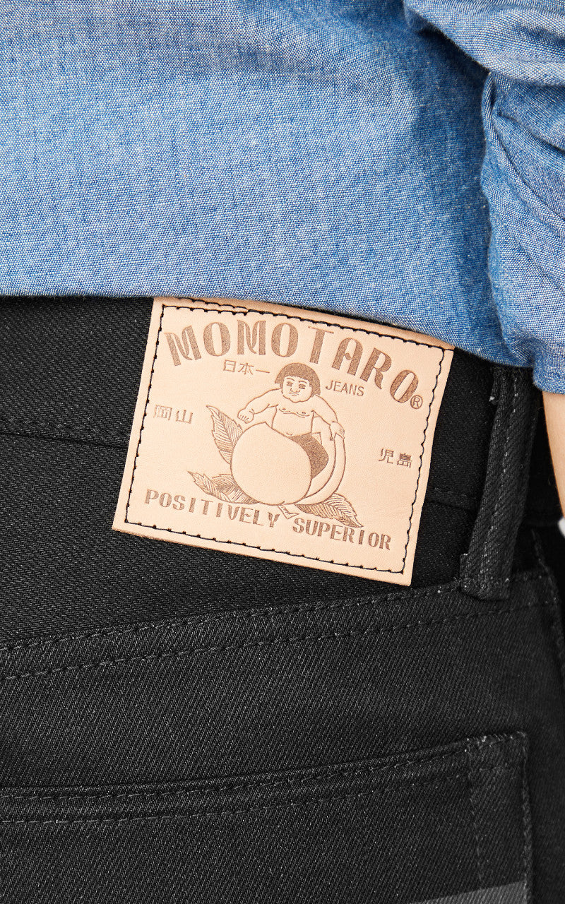 Momotaro Jeans B0405-SP Zimbabwe Cotton Black x Black GTB 15.7oz