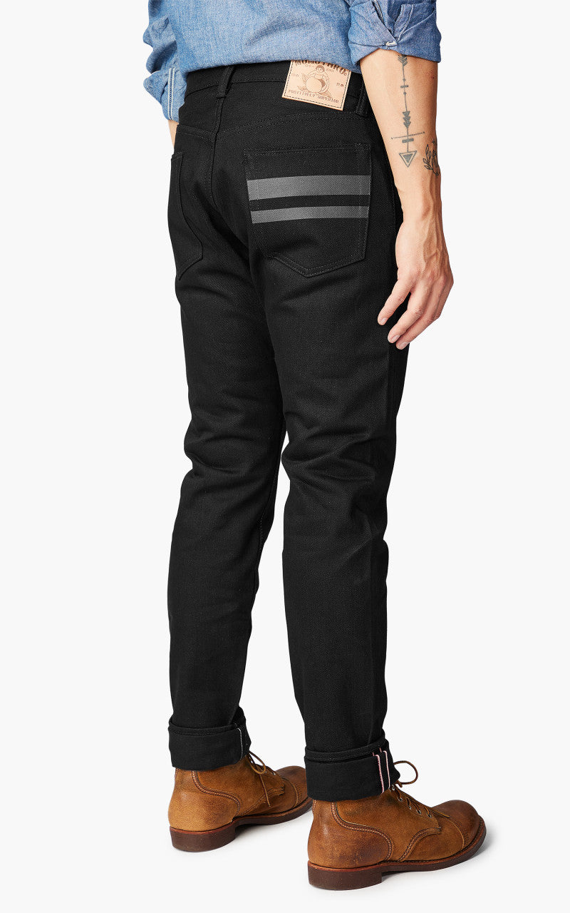 Momotaro Jeans B0405-SP Zimbabwe Cotton Black x Black GTB 15.7oz
