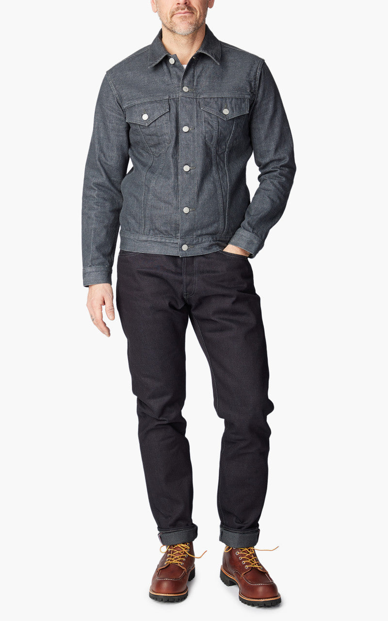 Momotaro Jeans 0405-52GSP Indigo x Grey Double Face Denim 18oz