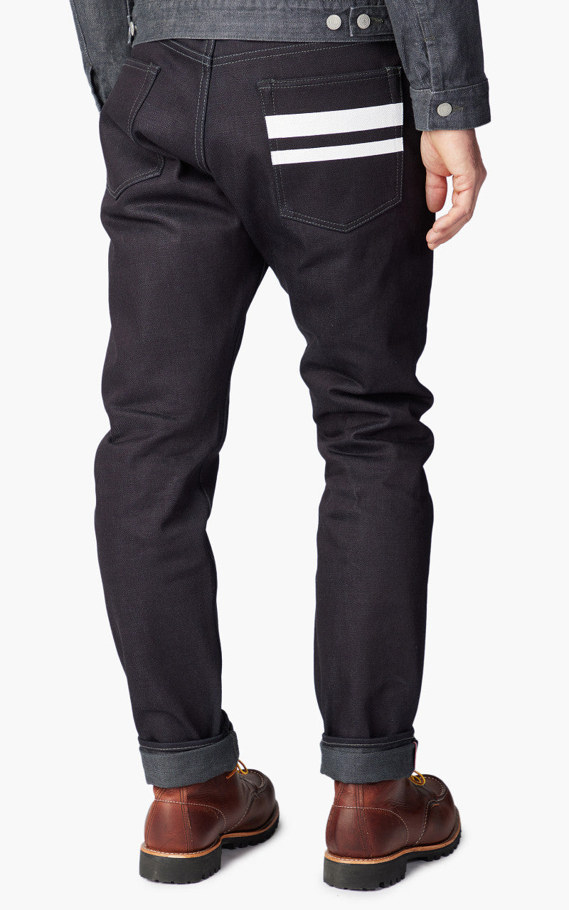 Momotaro Jeans 0405-52GSP Indigo x Grey Double Face Denim 18oz