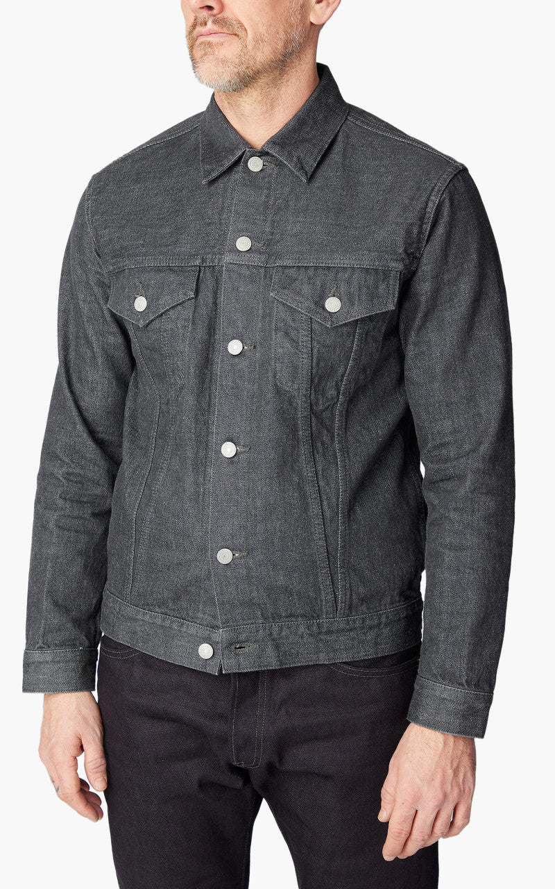 Momotaro Jeans 3105-70G Selvedge Grey Denim Jacket 14oz