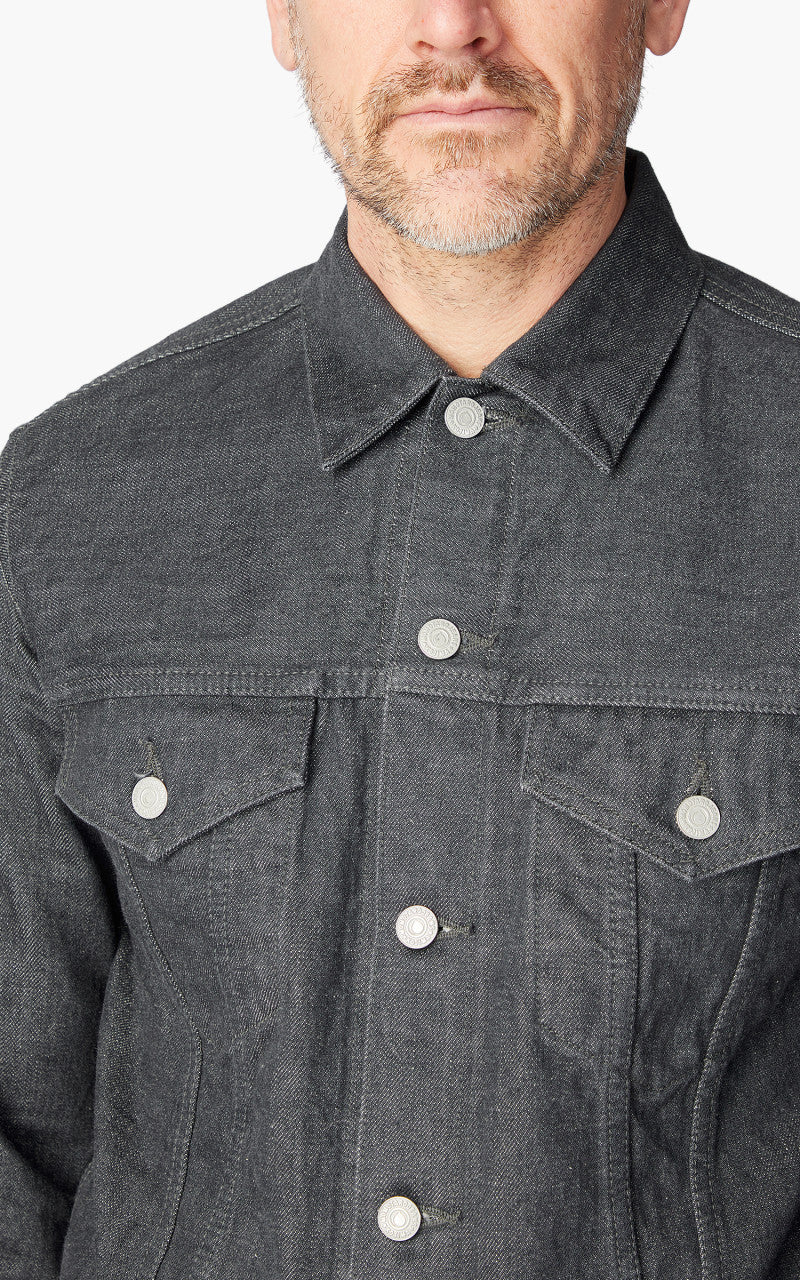 Momotaro Jeans 3105-70G Selvedge Grey Denim Jacket 14oz