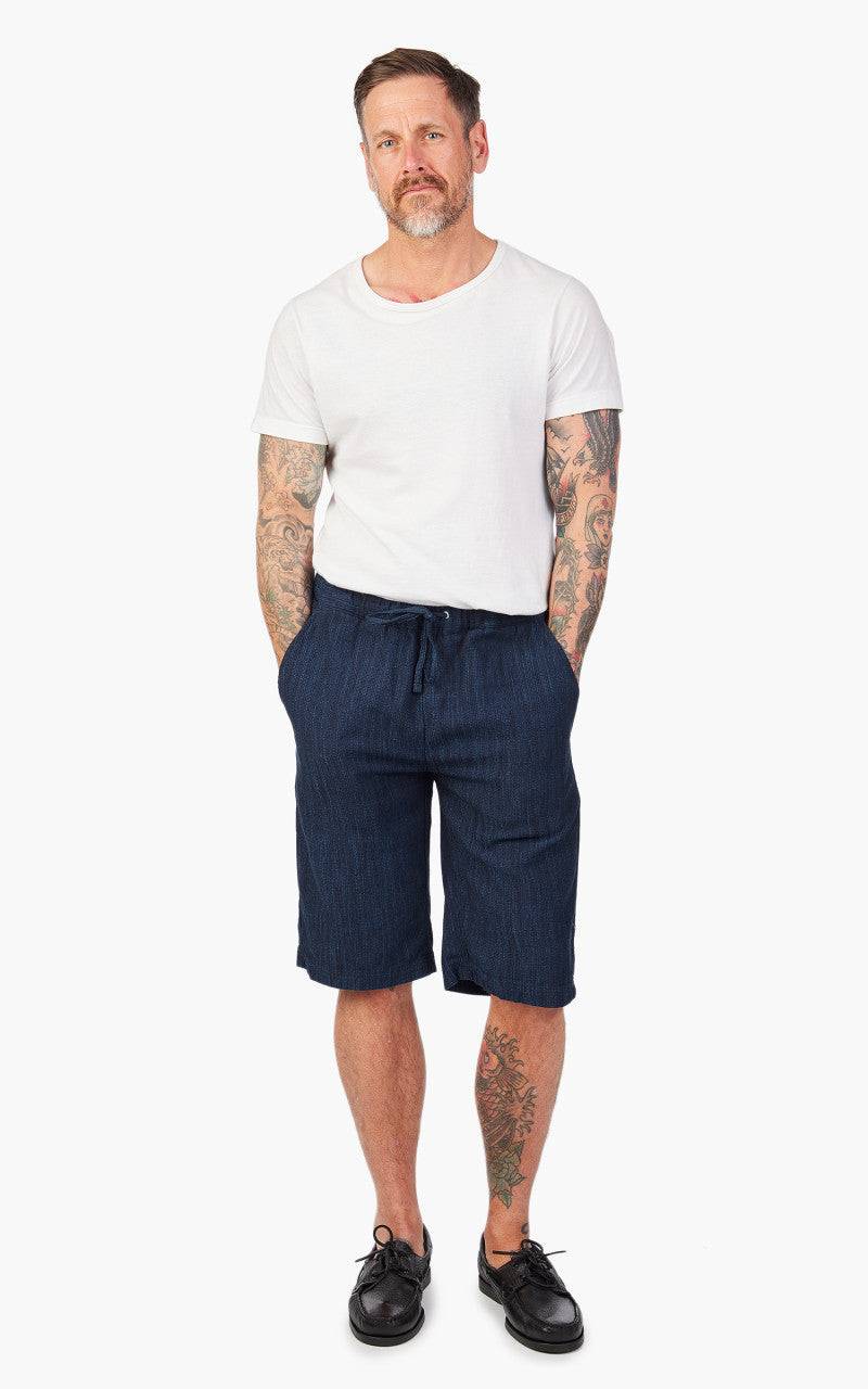 Momotaro Jeans MSP1020M31 Jacquard Shorts Indigo
