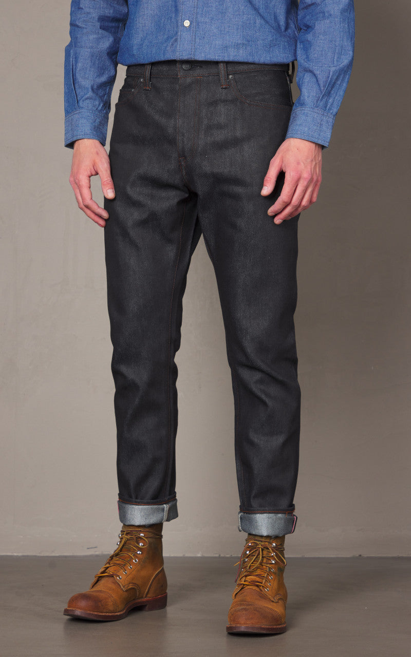 Momotaro Jeans MXJE1103 Silk Denim Narrow Tapered Indigo