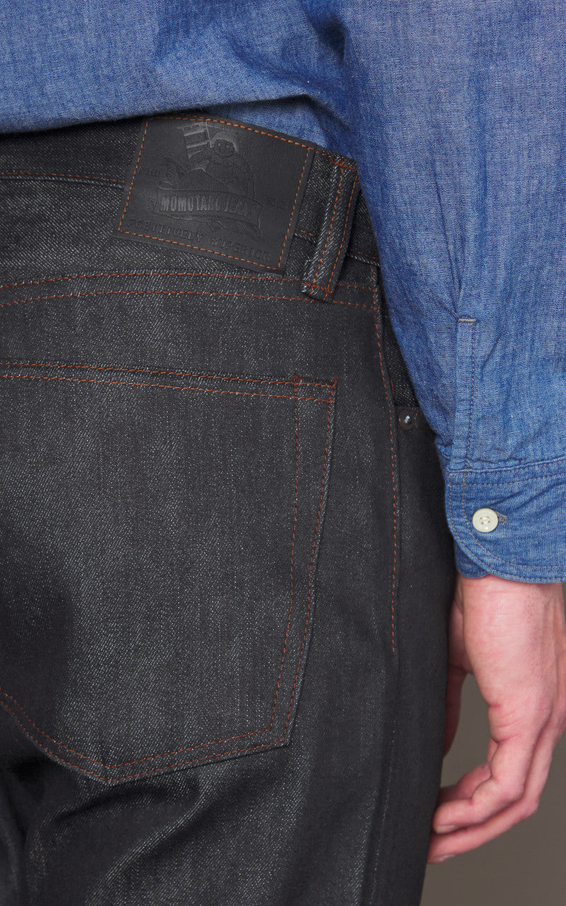 Momotaro Jeans MXJE1103 Silk Denim Narrow Tapered Indigo