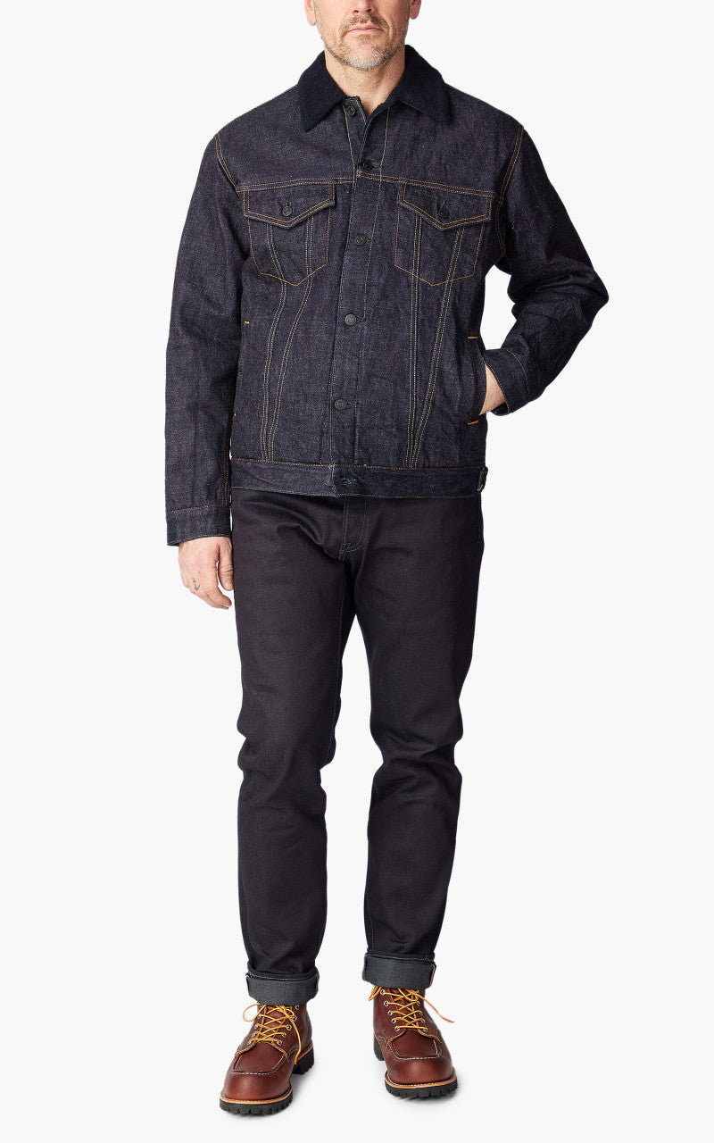 Momotaro Jeans MXOT1102 Selvedge Denim Boa Jacket 15.7oz