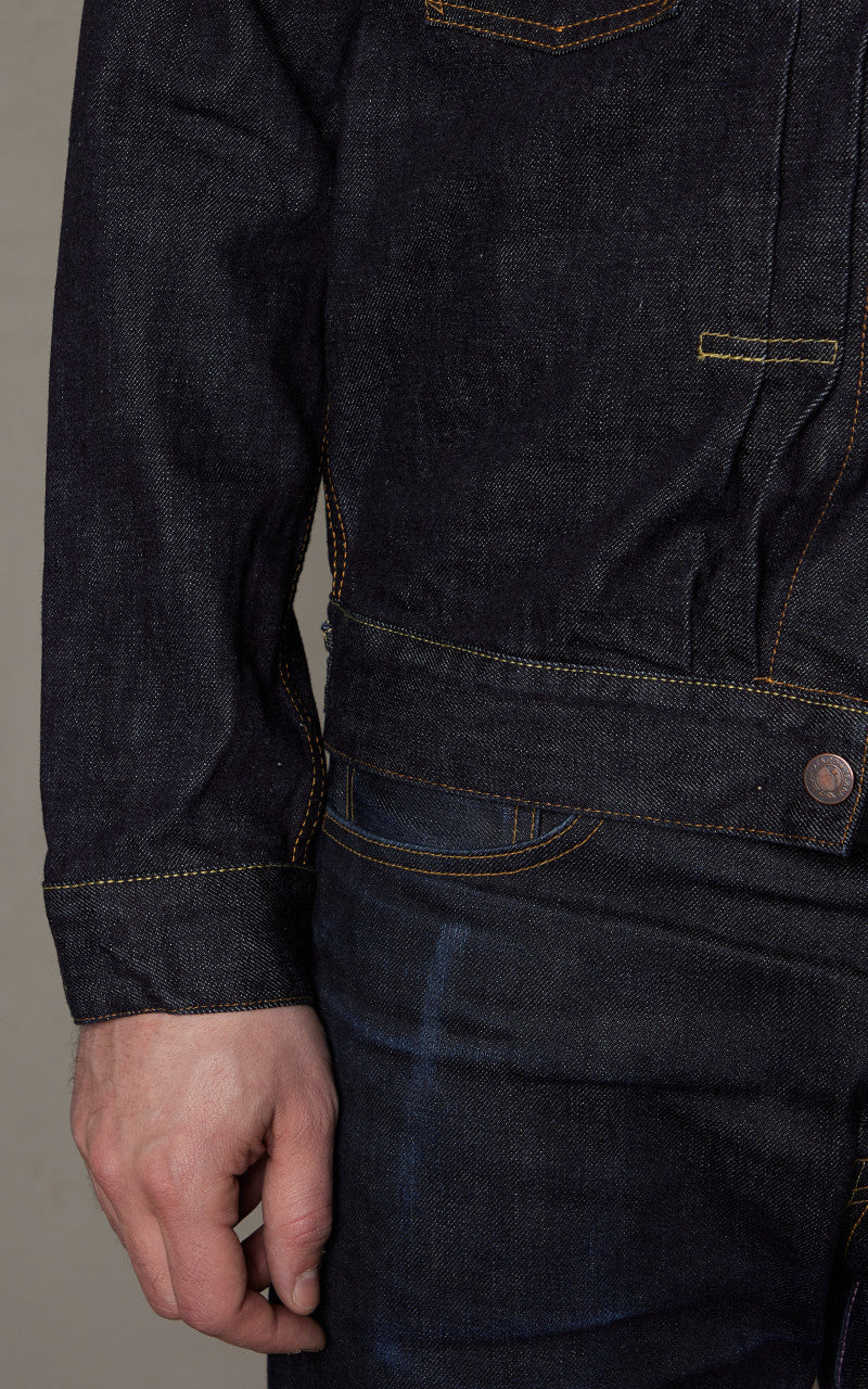 Momotaro Jeans MJ2103 Selvedge Denim Double Pocket Jacket Indigo 14.7oz