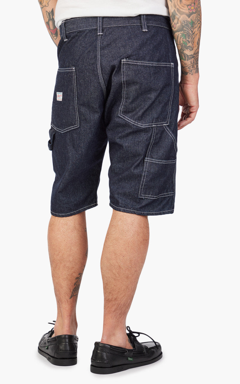 Momotaro Jeans MSP0030M31 GTB Denim Painter Shorts Indigo 10oz