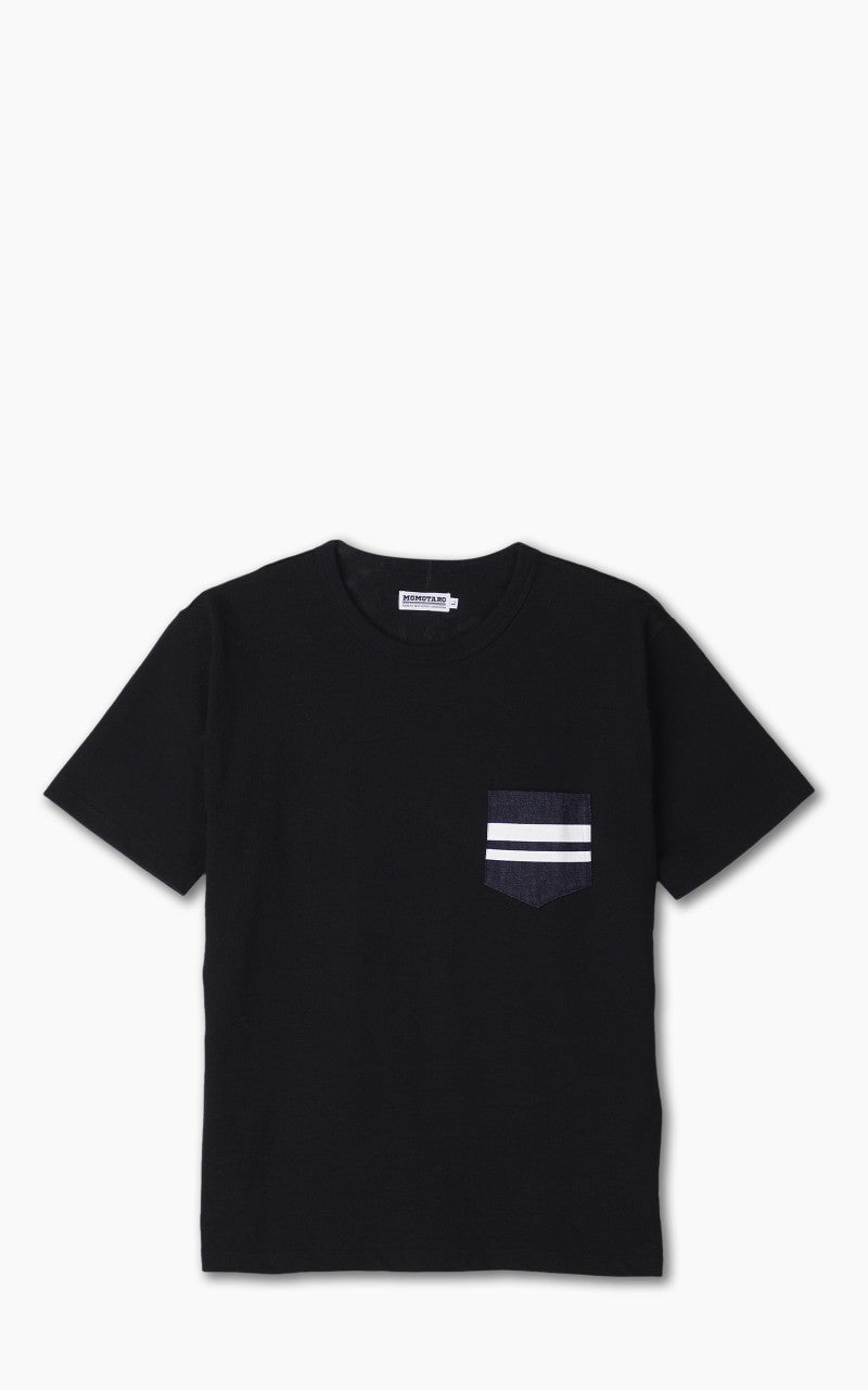 Momotaro Jeans MT003 GTB Denim Pocket T-Shirt 8.5oz