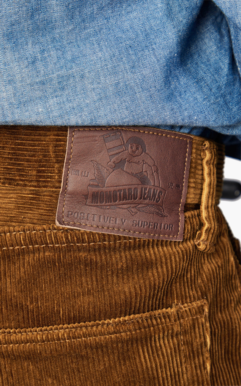 Momotaro Jeans Corduroy Wide Pants Brown