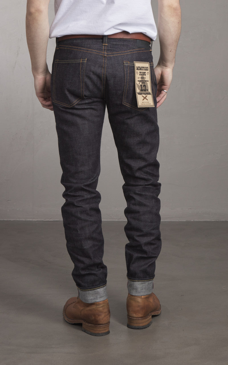 Momotaro Jeans 0306-13 Tight Tapered Denim Indigo 13oz