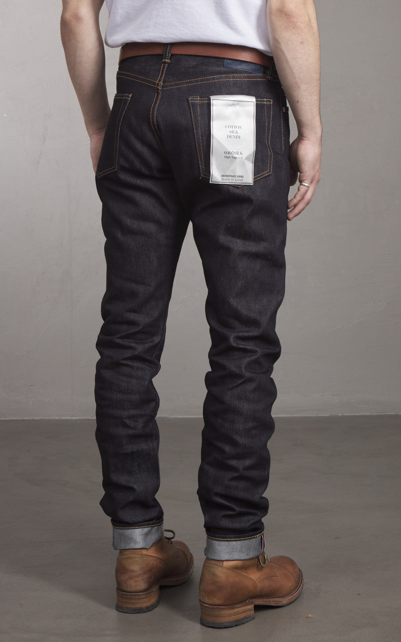 Momotaro Jeans 0405SILK High Tapered Cotton Silk Denim 16oz