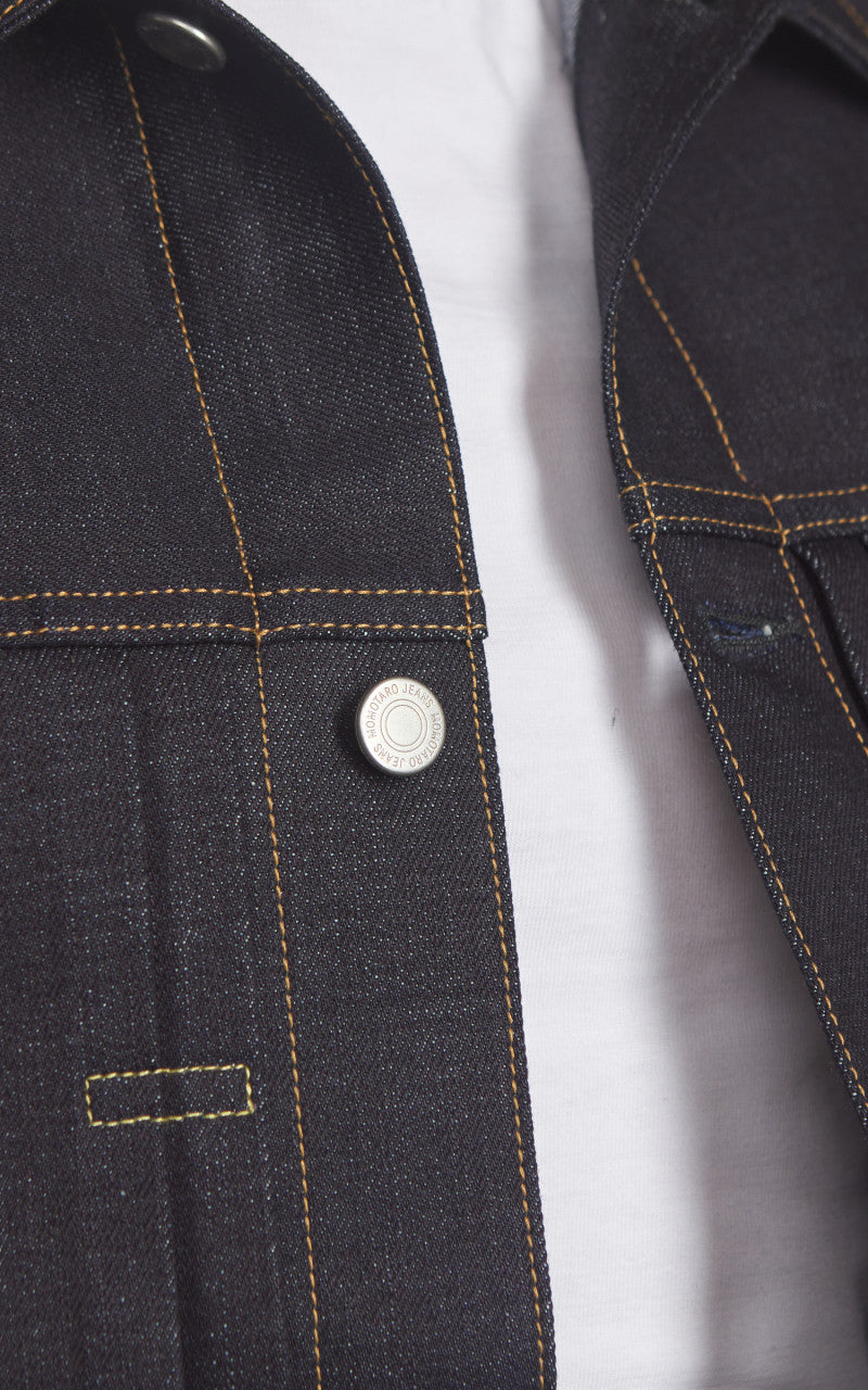 Momotaro Jeans MMGJ0001 Standard Type 1 Denim Jacket Indigo 14.7oz