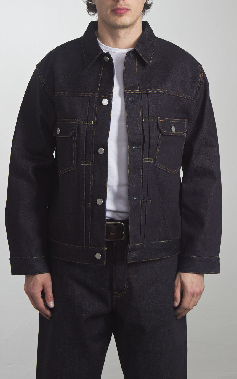 Momotaro Jeans MMGJ0002 Standard Type 2 Denim Jacket Indigo 14.7oz