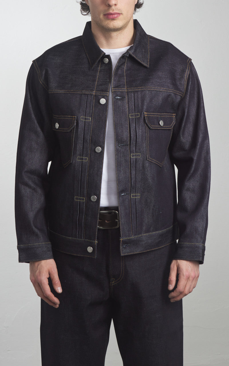 Momotaro Jeans MMGJ0202 Silk Type 2 Denim Jacket Indigo 15oz