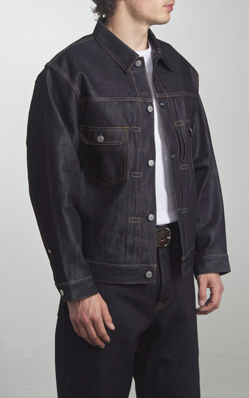 Momotaro Jeans MMGJ0202 Silk Type 2 Denim Jacket Indigo 15oz