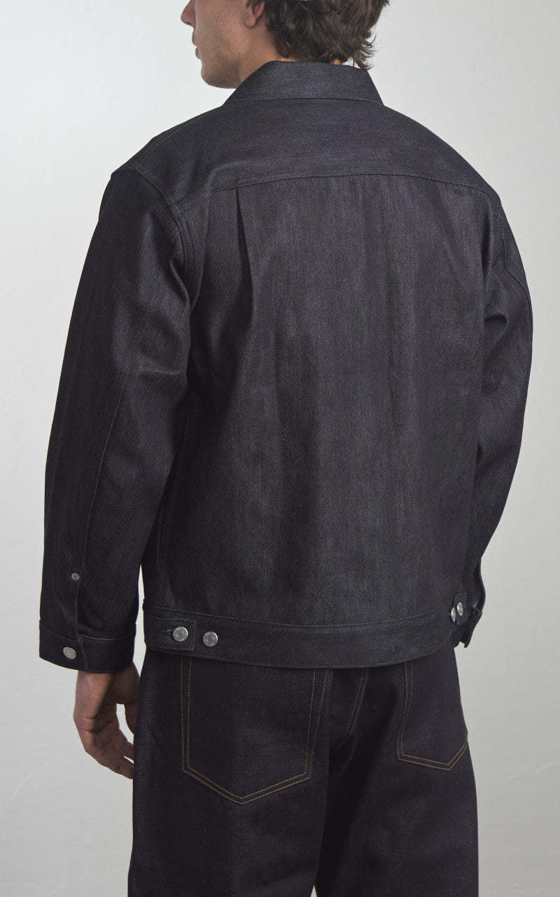 Momotaro Jeans MMGJ0302 Cotton x Cashmere Type 2 Denim Jacket Indigo 13.7oz