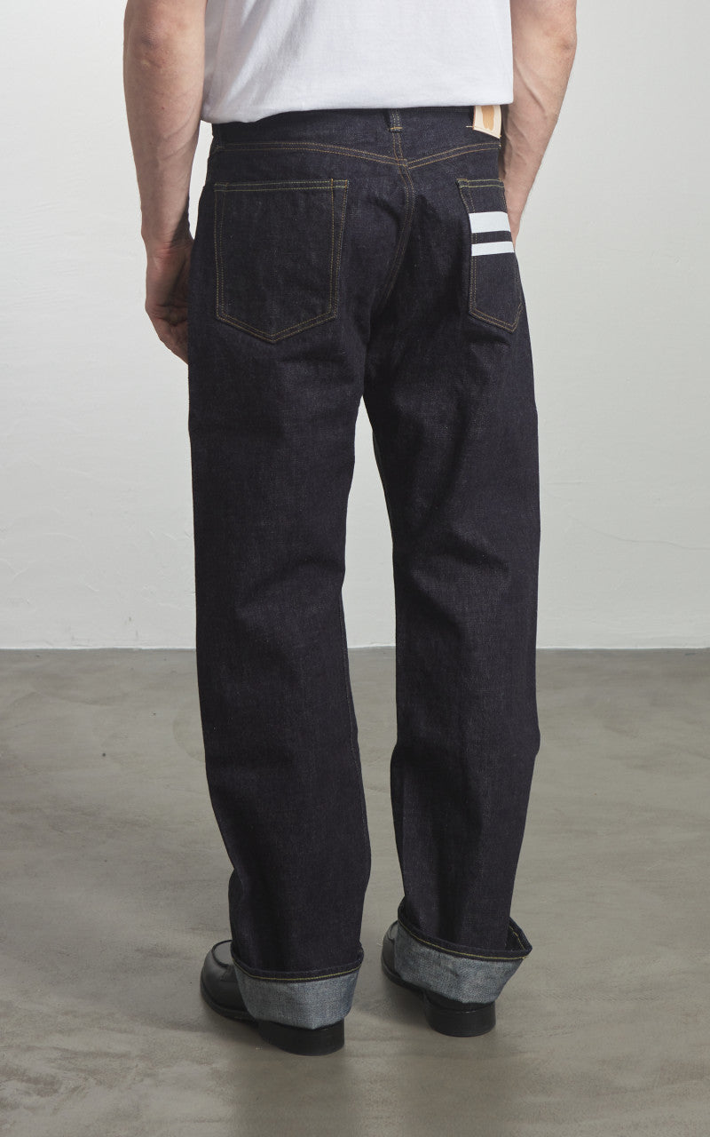 MOMOTARO JEANS MMJB0101 #100 Classic Straight Denim Indigo 15.7oz