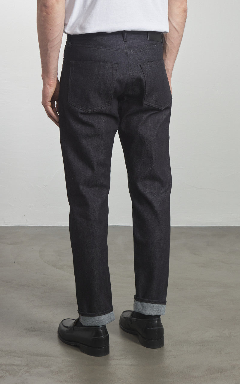 Momotaro Jeans MMJZ0203 Cotton x Cashmere Tapered Denim Indigo 13.7oz