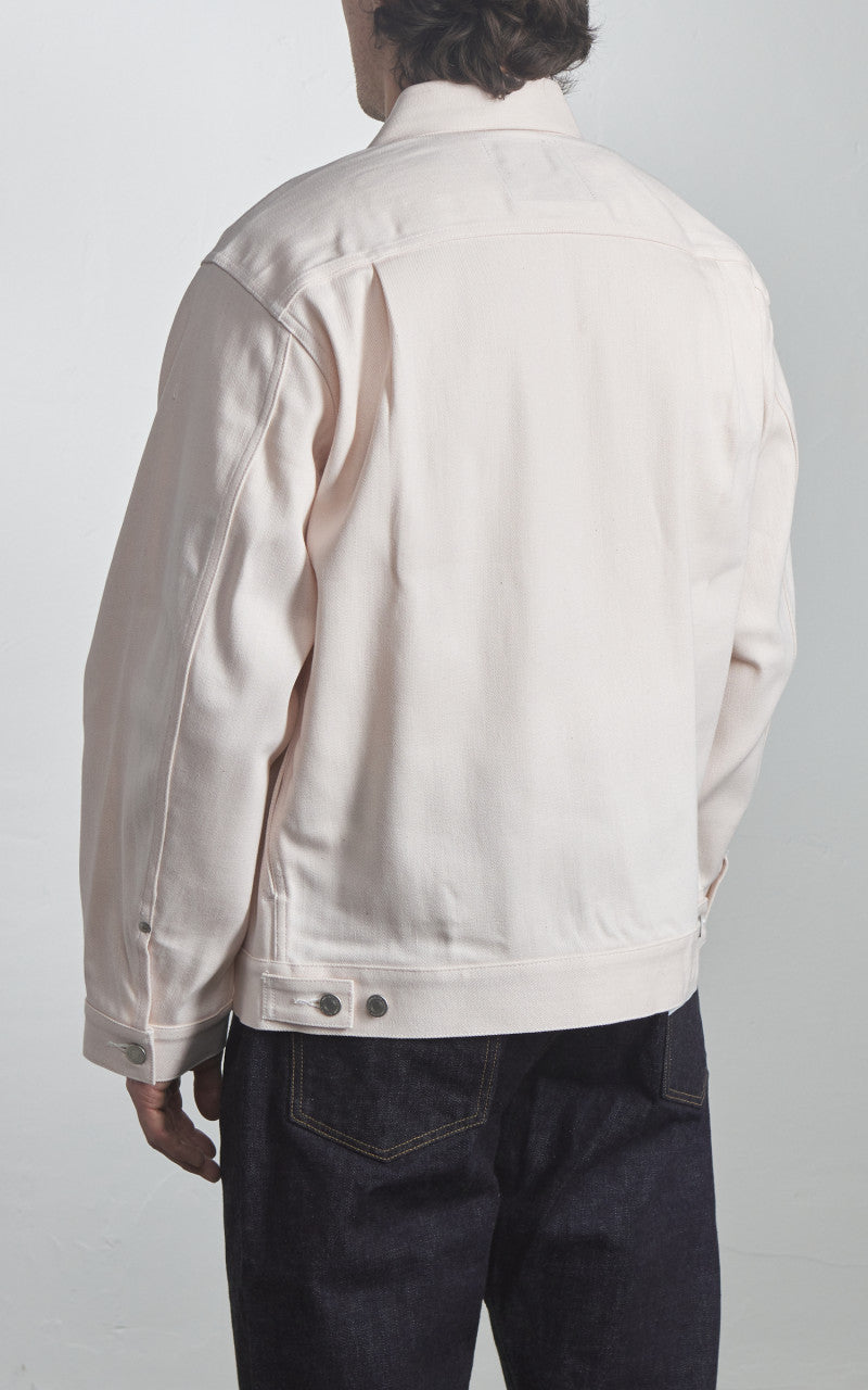Momotaro Jeans MXGJ1006 Sakura Dyed Type 2 Denim Jacket Pink