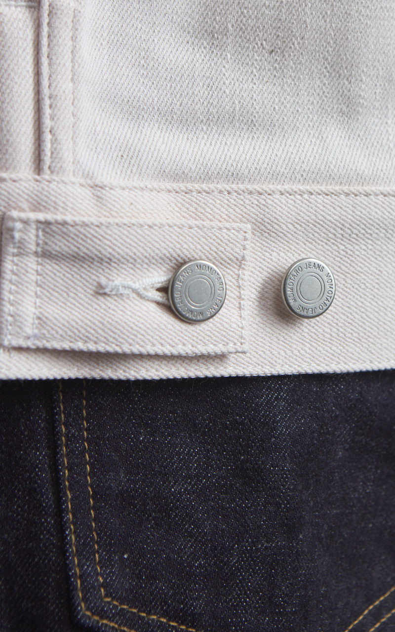 Momotaro Jeans MXGJ1006 Sakura Dyed Type 2 Denim Jacket Pink