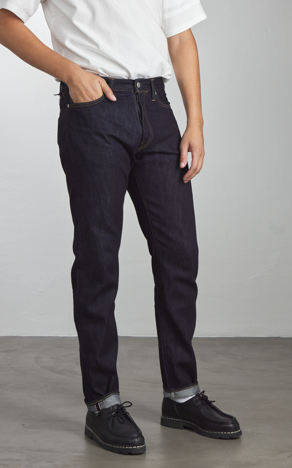 Momotaro Jeans MXJE1303 #200 Tapered Denim Tokuno Blue Indigo 11oz
