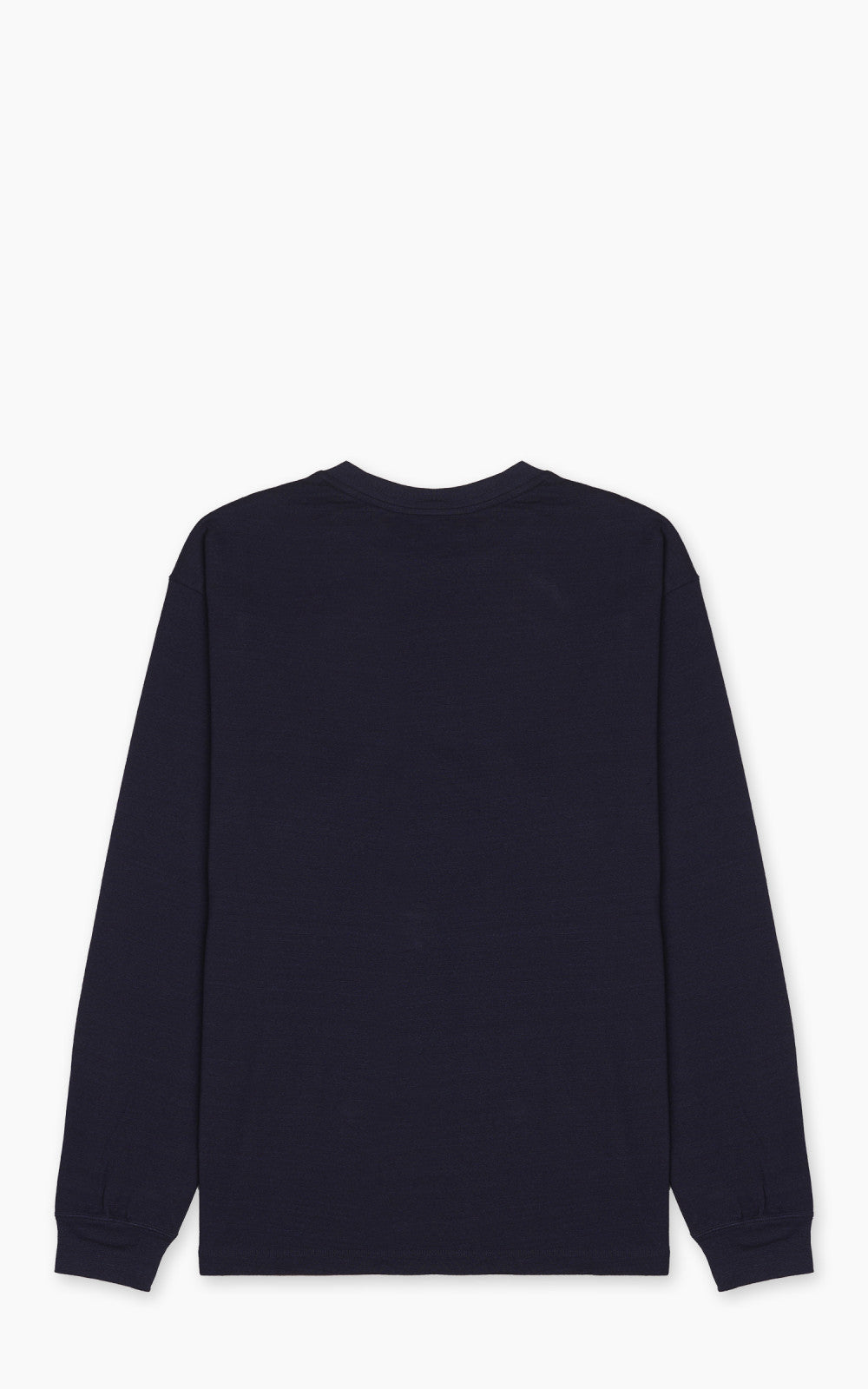 mertra ロンＴ Momotaro Jeans MXTS1034 Yarn Dyed Longsleeve Tee Indigo 6.6oz