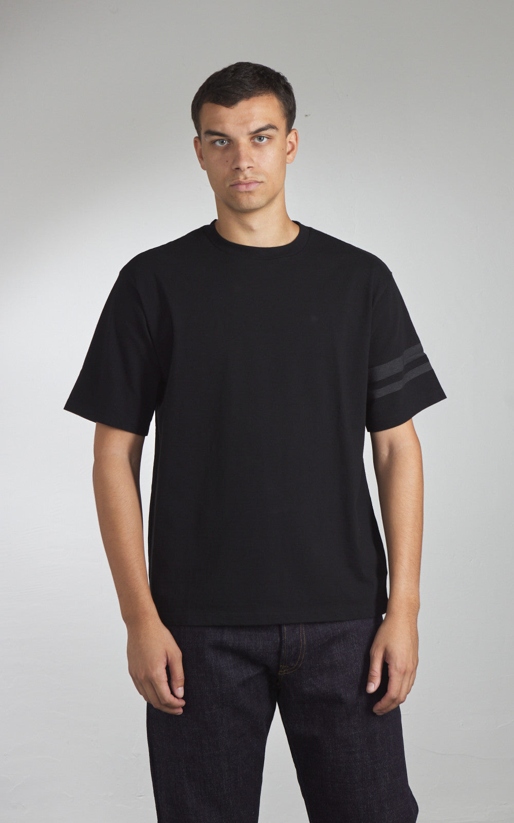 Momotaro Jeans MXTS1035 Heavy Ounce S/S T-Shirt Black 8.5oz