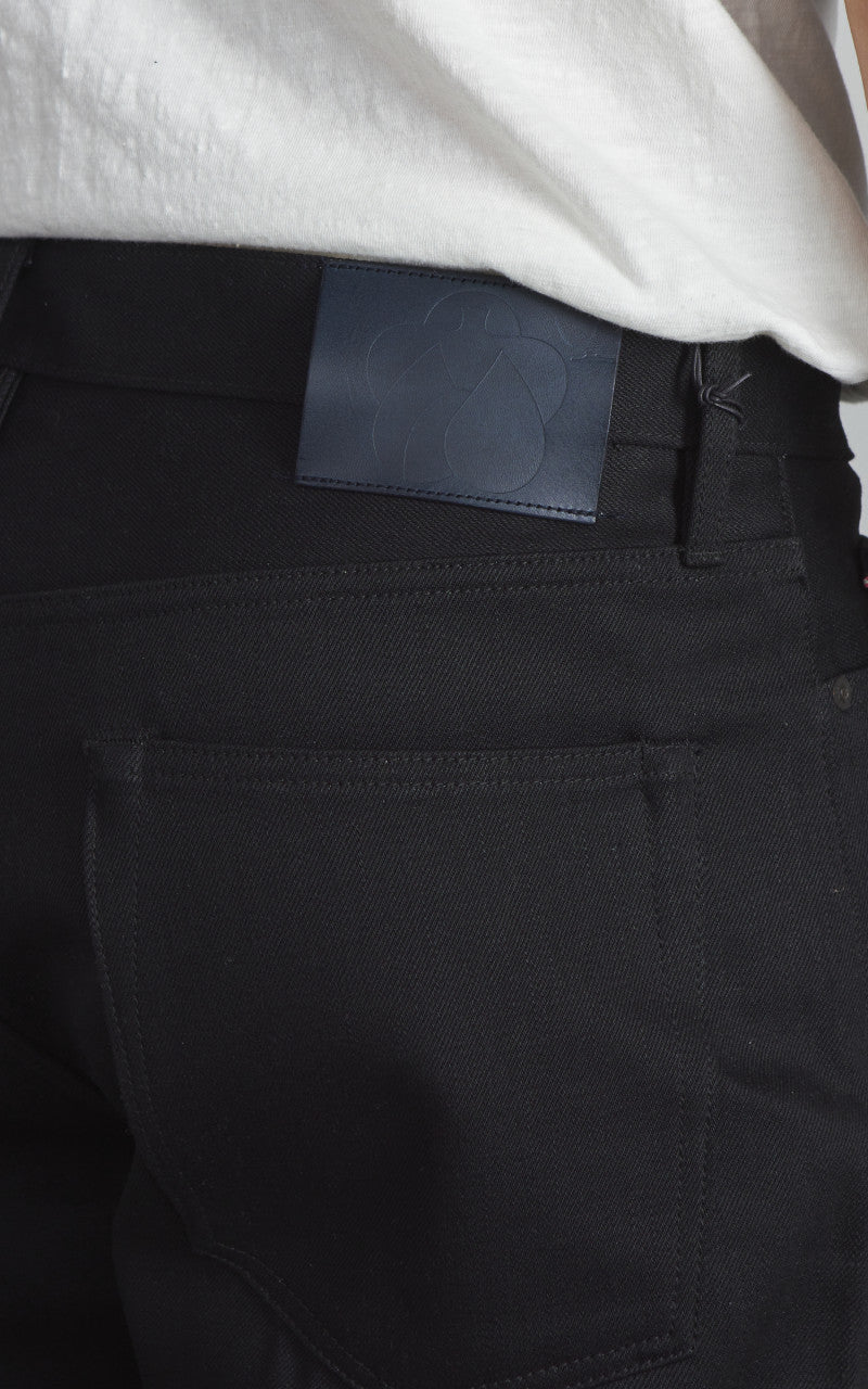 Momotaro Jeans MMJZ1100 Classic Straight Denim Black 14.7oz
