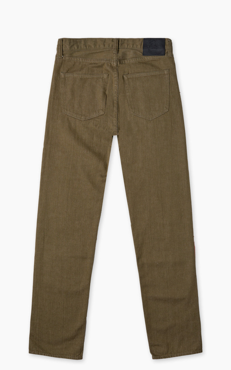 Momotaro Jeans MXJE1300 Selvedge Jeans Army Green 10.5oz
