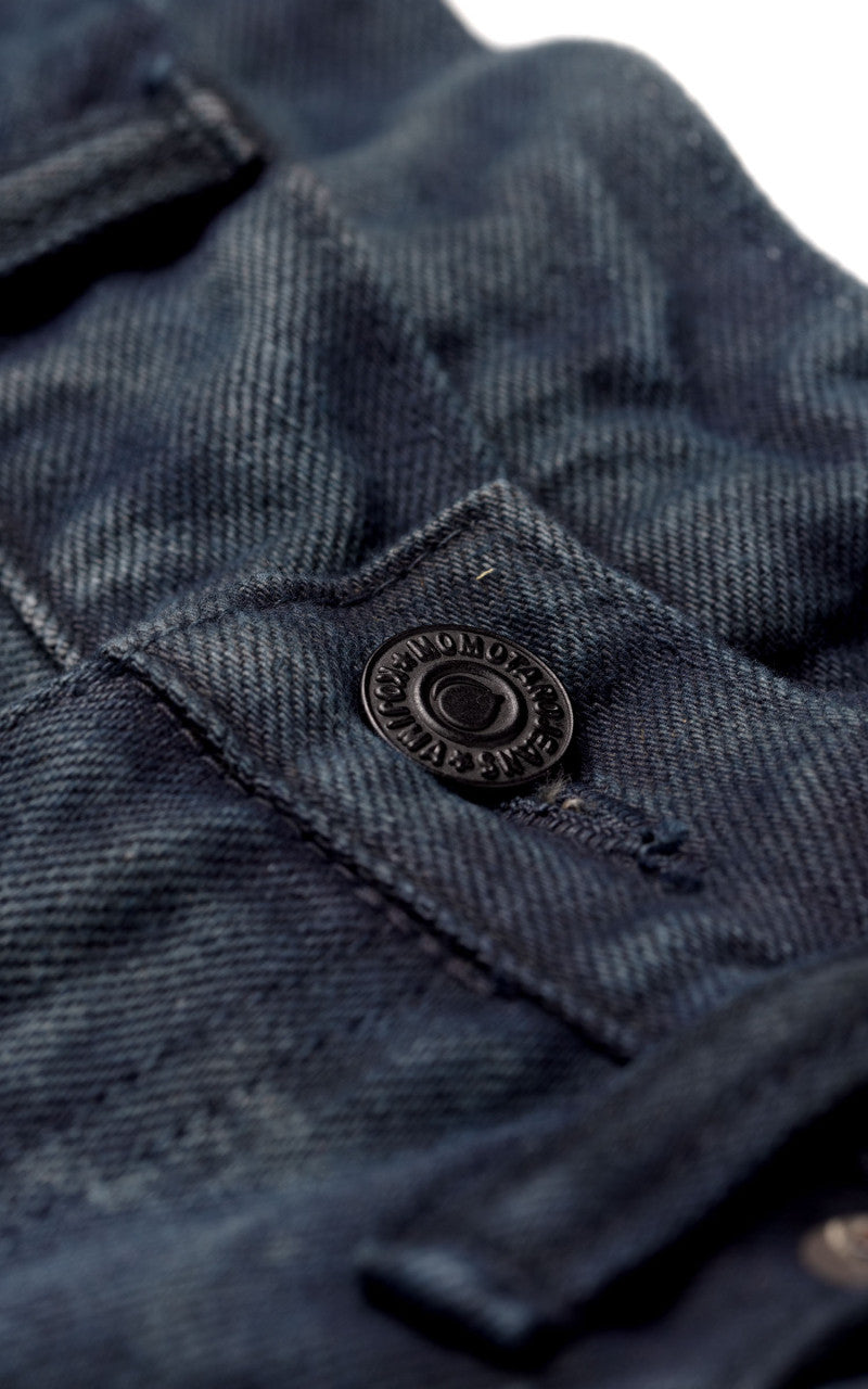 Momotaro Jeans MXJE1402 Mud & Natural Indigo Dyed Jeans Natural Indigo
