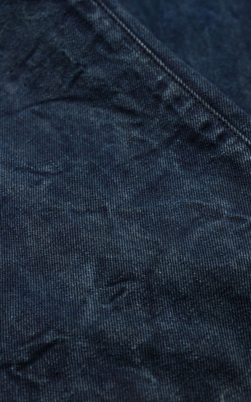 Momotaro Jeans MXJE1402 Mud & Natural Indigo Dyed Jeans Natural Indigo