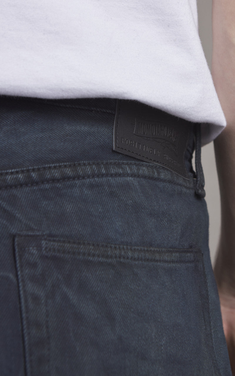 Momotaro Jeans MXJE1402 Mud & Natural Indigo Dyed Jeans Natural Indigo
