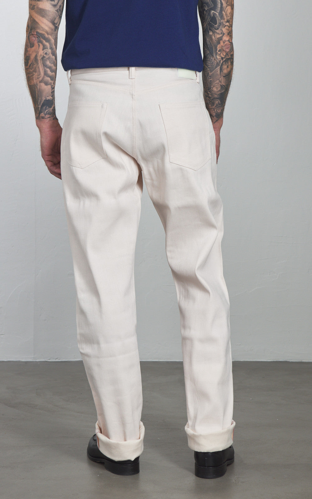 Momotaro Jeans MXJE1404 #100 Straight Denim Sakura Dyed Pink 14oz