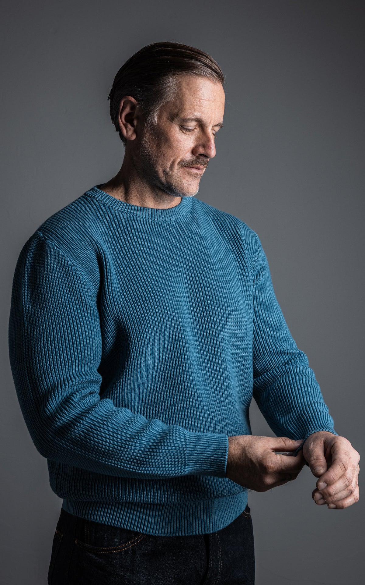 Mooncastle CO1 Cotton Heavyweight Crewneck Ajisai