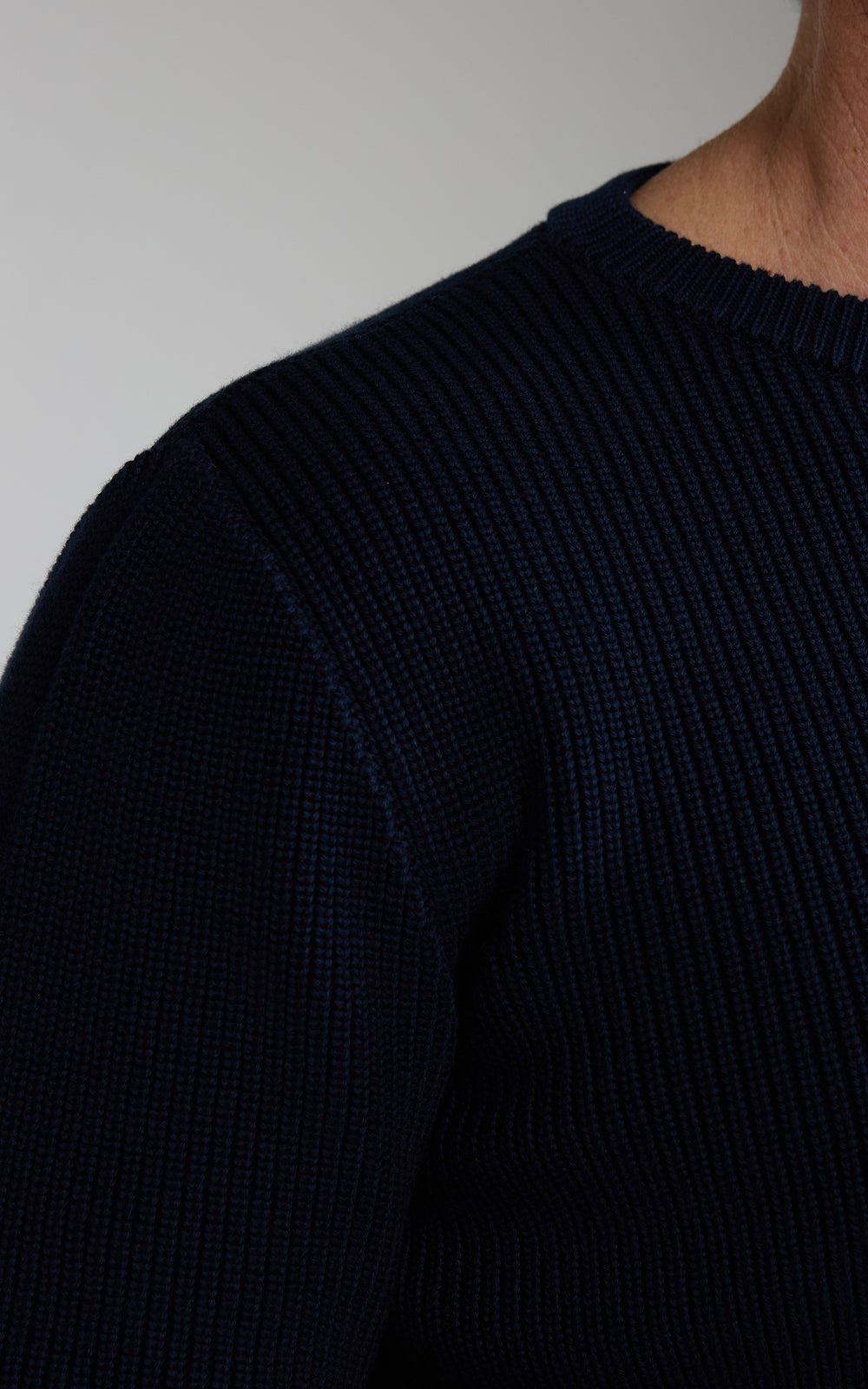 Mooncastle CO1 Cotton Heavyweight Crewneck Navy