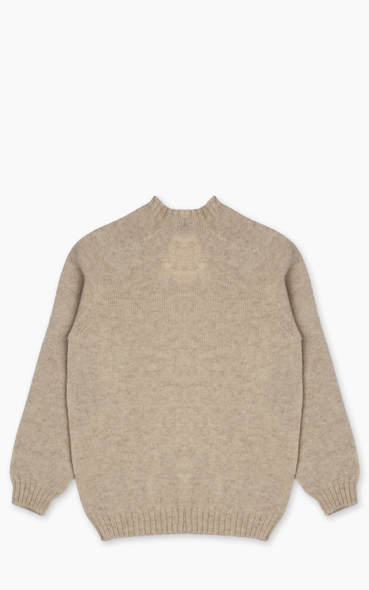 Mooncastle SW1 Shetland Wool Crewneck Sweater Ivory