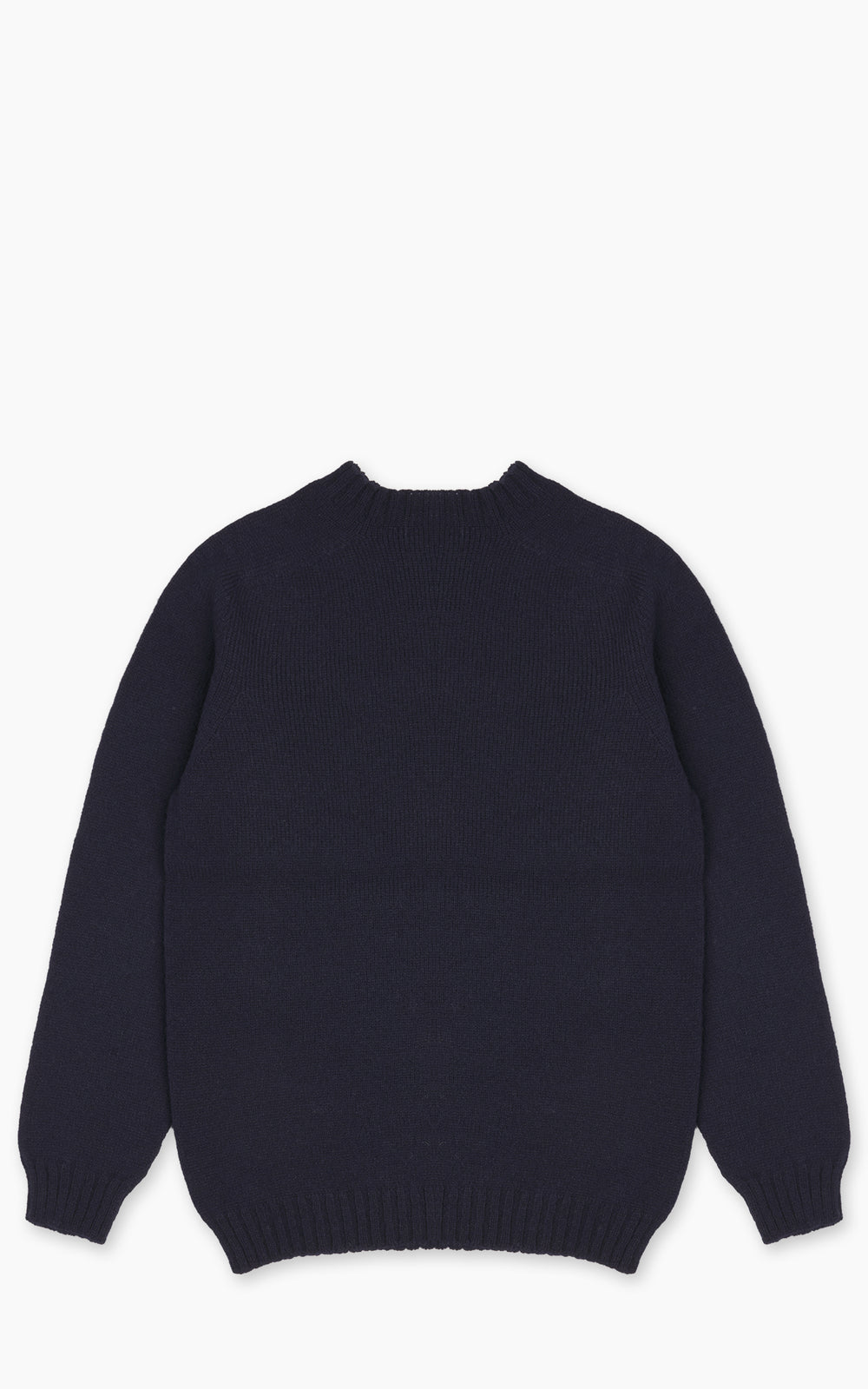 Mooncastle SW1 Shetland Wool Crewneck Sweater Navy