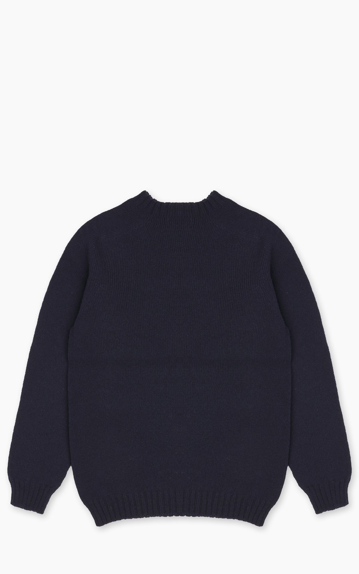 Mooncastle SW1 Shetland Wool Crewneck Sweater Navy