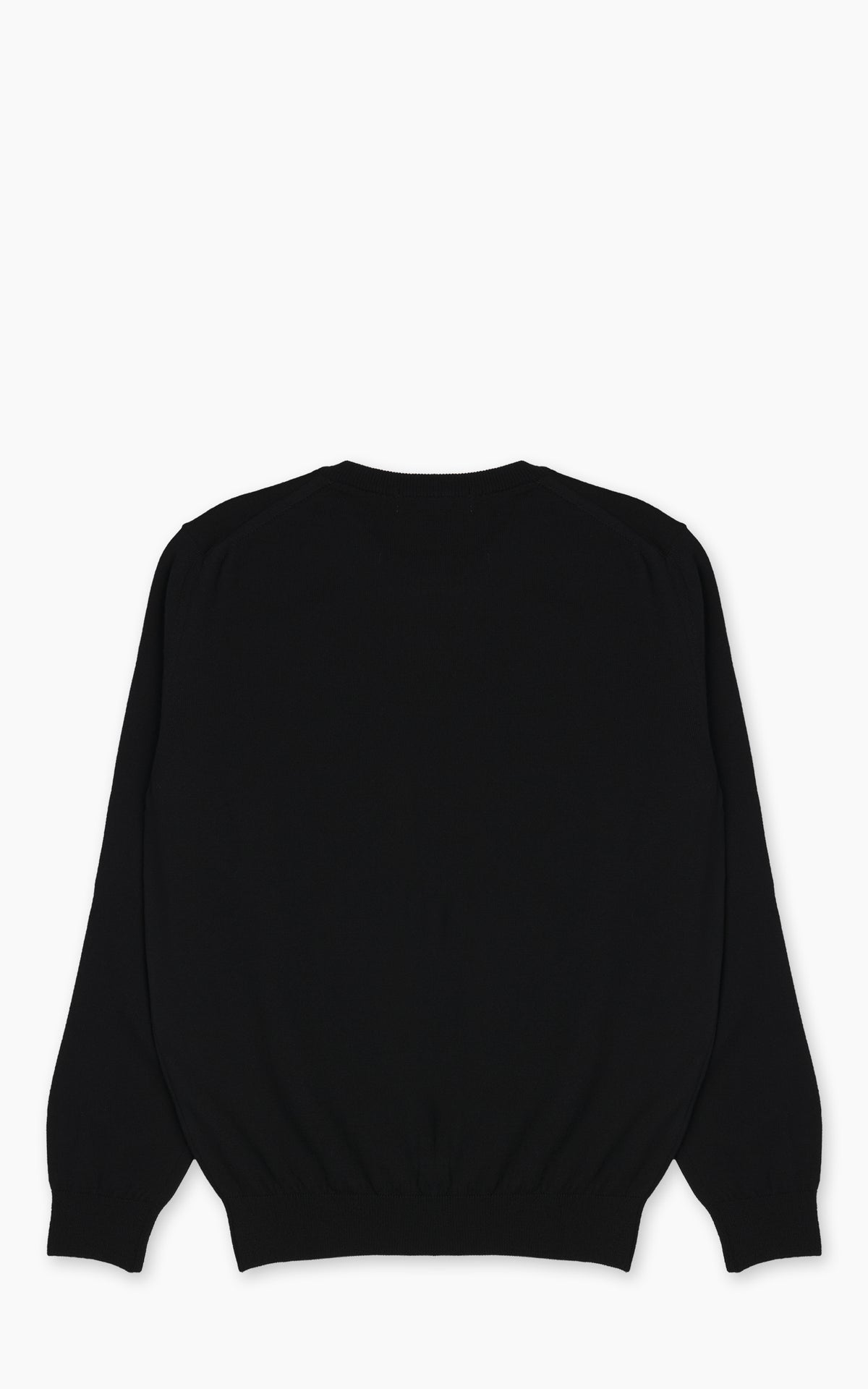 Mooncastle WO2 12G Lightweight Merino Wool Crewneck Black