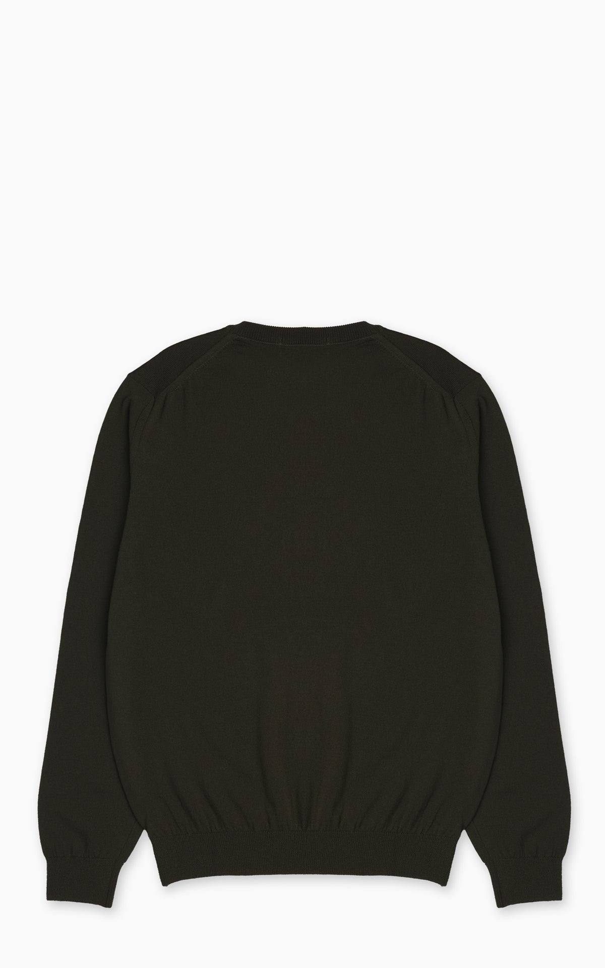 Mooncastle WO2 12G Lightweight Merino Wool Crewneck Dark Olive