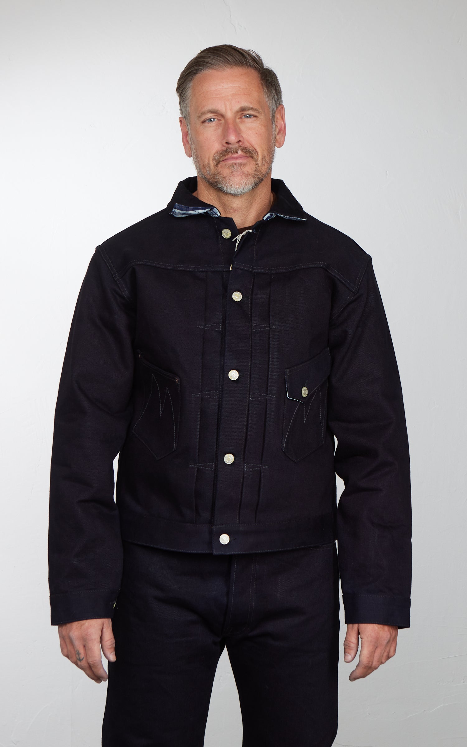 Mister Freedom Ranch Blouse Denim Unwashed Midnight Indigo