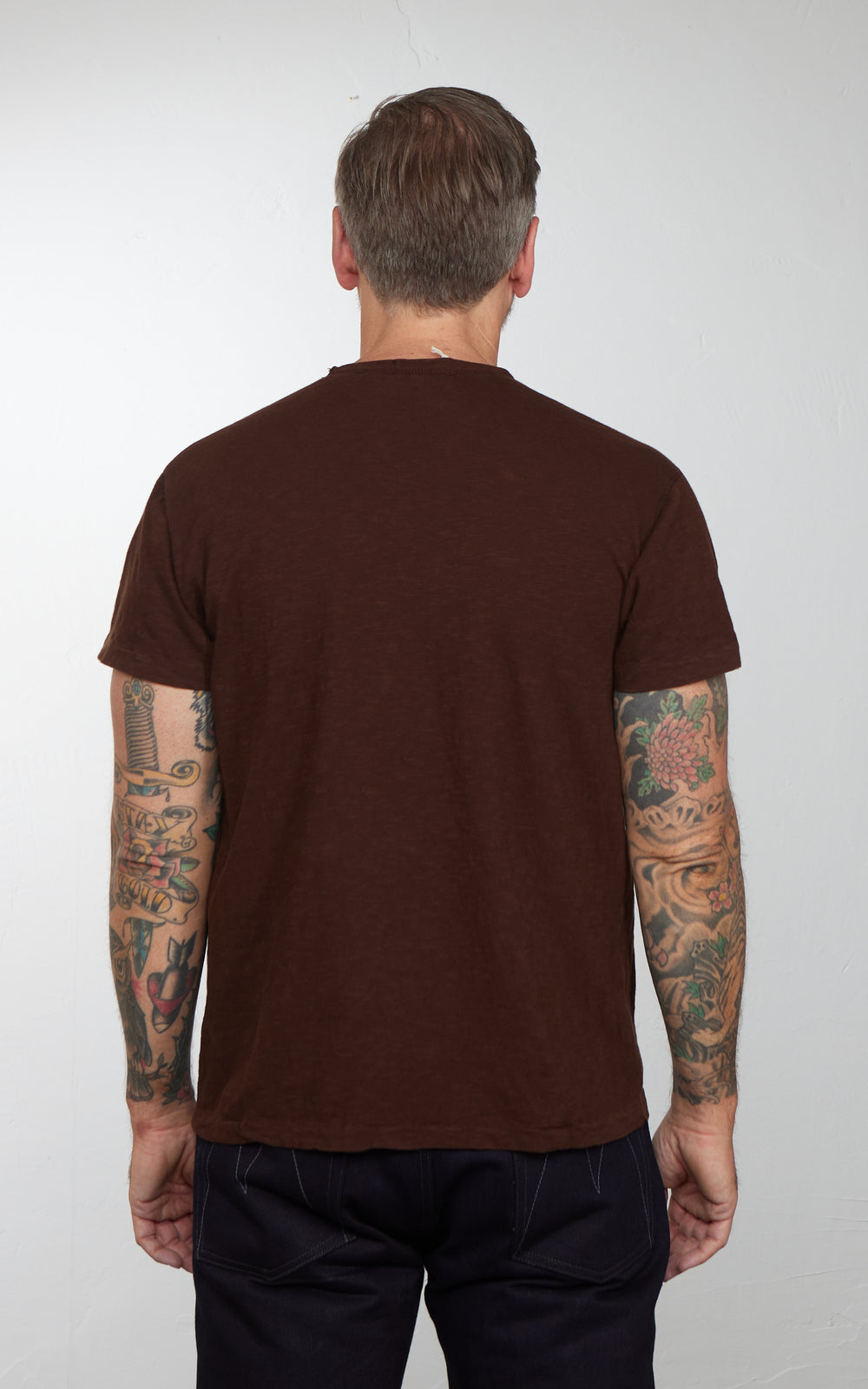 Mister Freedom Stanley T-Shirt Seal Brown