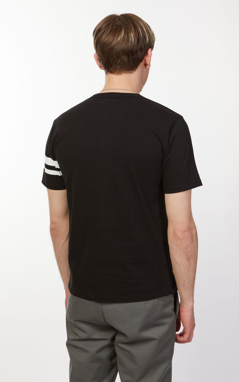 Momotaro Jeans MT002 Zimbabwe Cotton T-Shirt Black