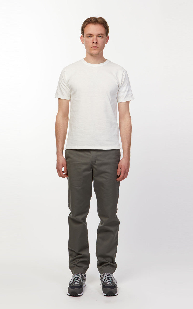 Momotaro Jeans MT002 Zimbabwe Cotton T-Shirt White