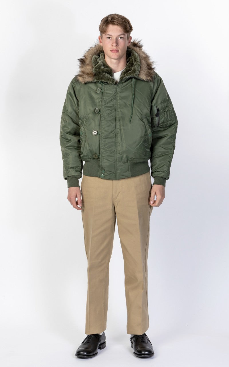 Military Surplus N2B US Flight Jacket Olive