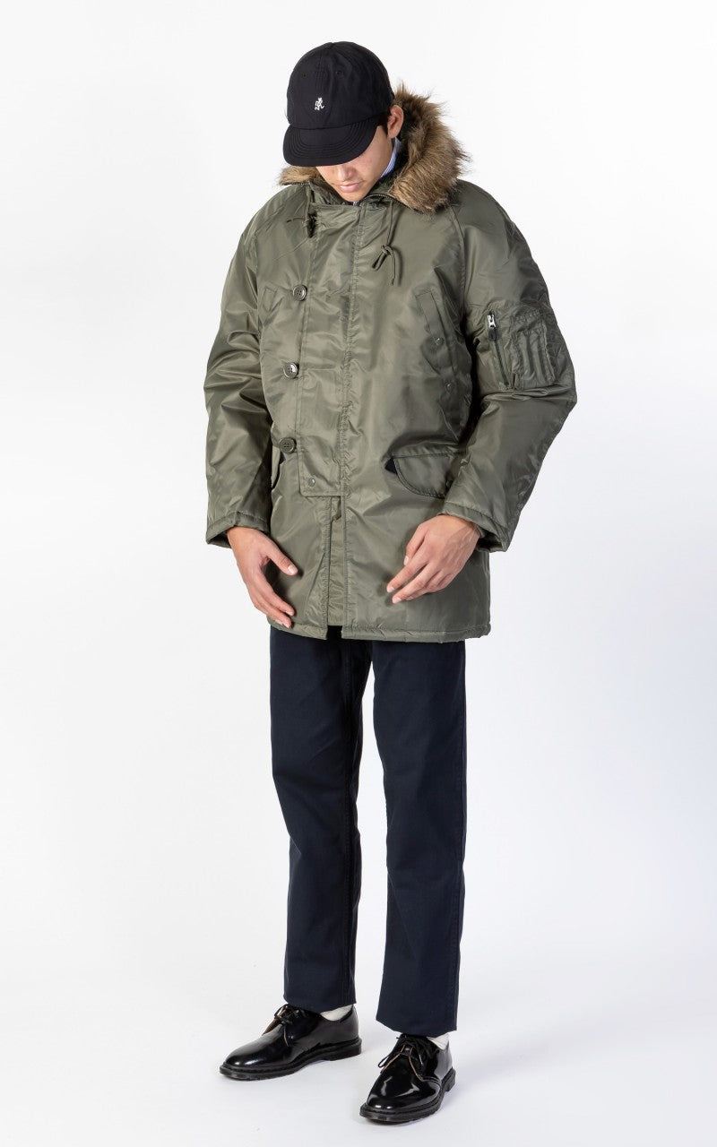 Military Surplus N3B US Flight Parka Olive