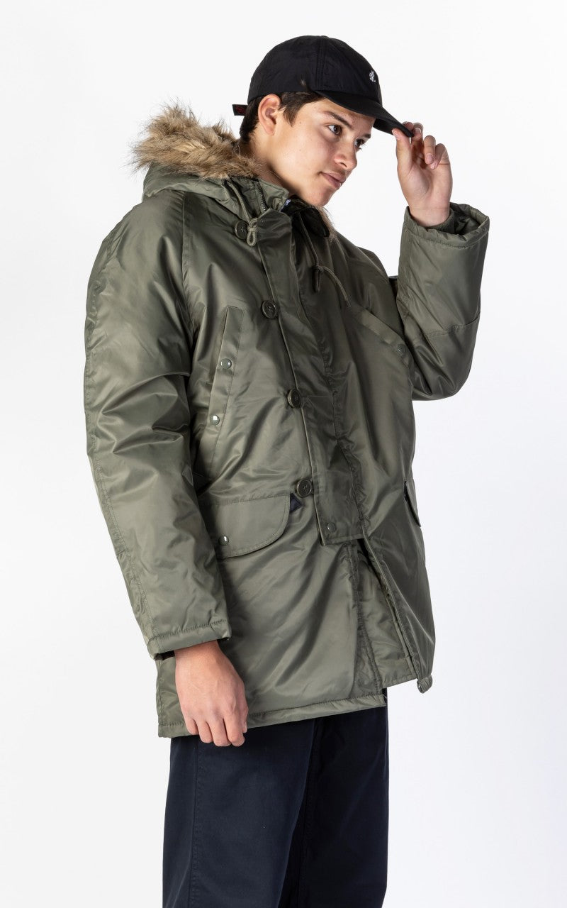 Military Surplus N3B US Flight Parka Olive