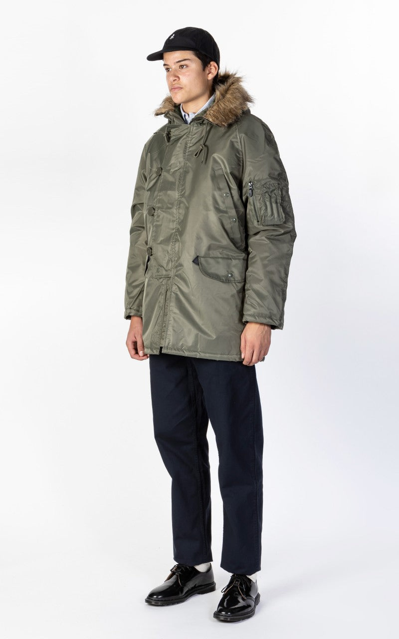 Military Surplus N3B US Flight Parka Olive