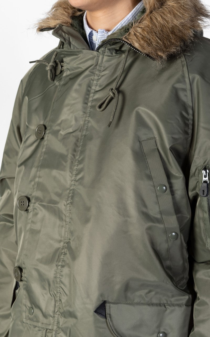 Military Surplus N3B US Flight Parka Olive
